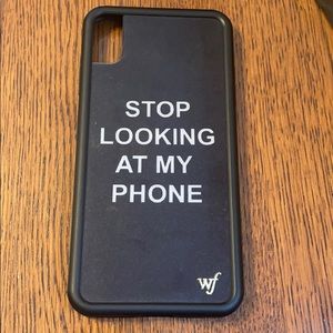 iphone xs max wildflower phone case